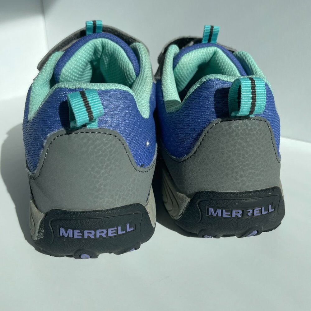 Merrell Trail Chaser Running Hiking Shoe Size 4 M~Grey/Multi/ Aqua ~ MY57111 - Picture 4 of 7